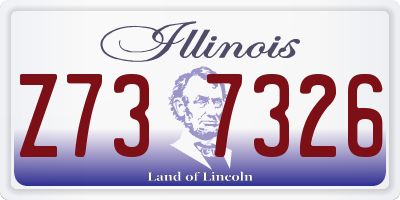 IL license plate Z737326
