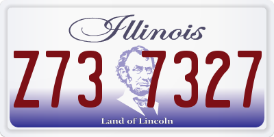 IL license plate Z737327