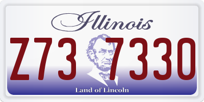 IL license plate Z737330