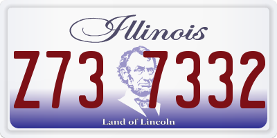 IL license plate Z737332