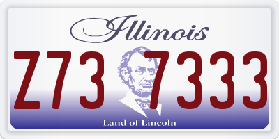 IL license plate Z737333