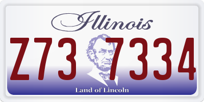 IL license plate Z737334