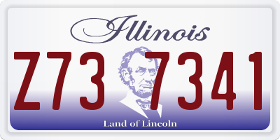 IL license plate Z737341