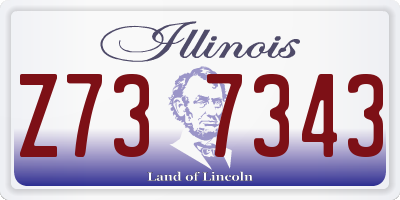 IL license plate Z737343