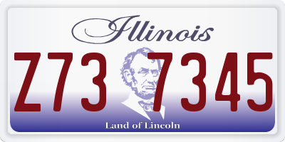 IL license plate Z737345