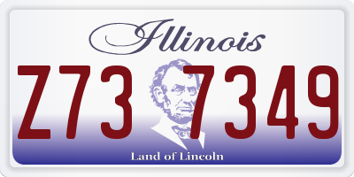IL license plate Z737349
