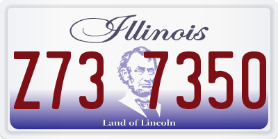 IL license plate Z737350