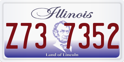 IL license plate Z737352