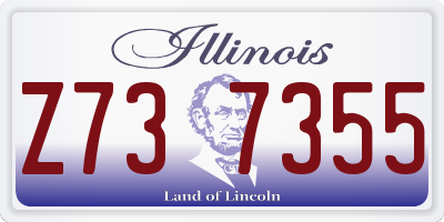 IL license plate Z737355
