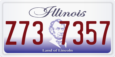 IL license plate Z737357