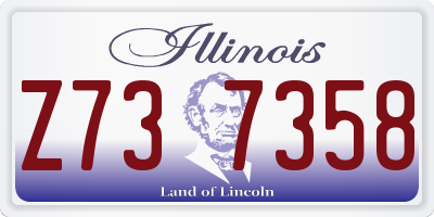 IL license plate Z737358