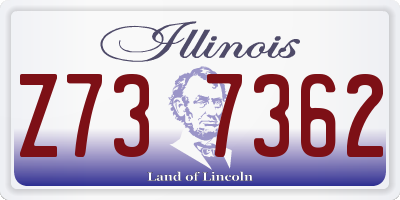 IL license plate Z737362