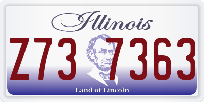 IL license plate Z737363
