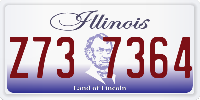 IL license plate Z737364
