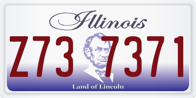 IL license plate Z737371