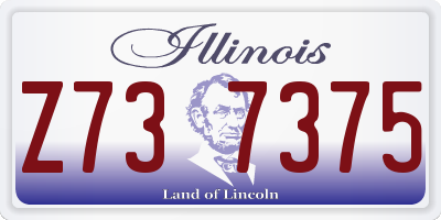 IL license plate Z737375