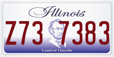 IL license plate Z737383