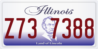 IL license plate Z737388