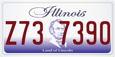 IL license plate Z737390