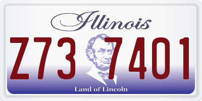 IL license plate Z737401