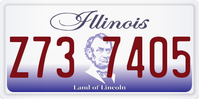 IL license plate Z737405