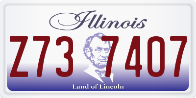 IL license plate Z737407