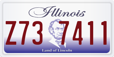 IL license plate Z737411