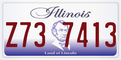 IL license plate Z737413