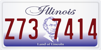 IL license plate Z737414