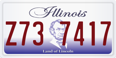 IL license plate Z737417