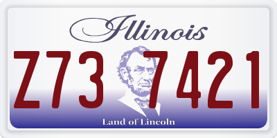 IL license plate Z737421