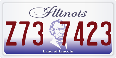 IL license plate Z737423