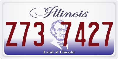 IL license plate Z737427