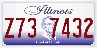 IL license plate Z737432