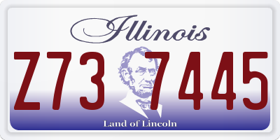 IL license plate Z737445