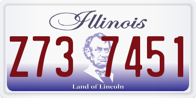IL license plate Z737451