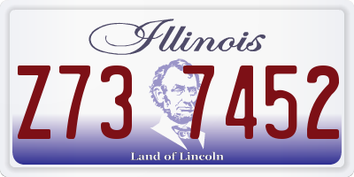 IL license plate Z737452