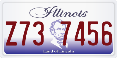 IL license plate Z737456