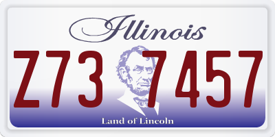 IL license plate Z737457