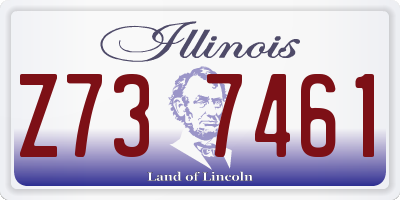 IL license plate Z737461