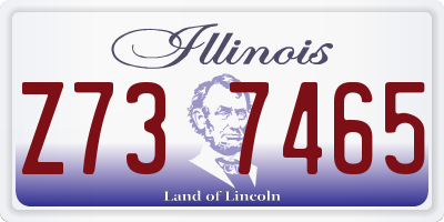 IL license plate Z737465