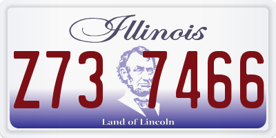 IL license plate Z737466