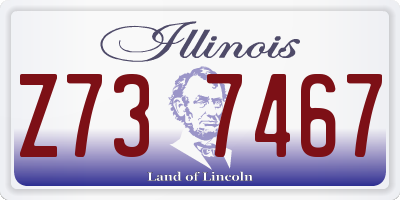IL license plate Z737467