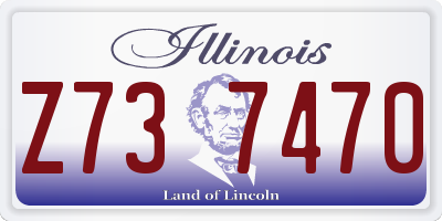 IL license plate Z737470