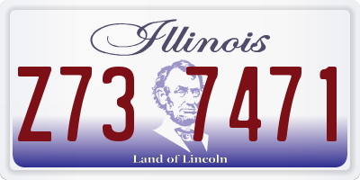 IL license plate Z737471