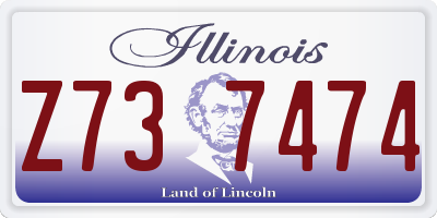 IL license plate Z737474