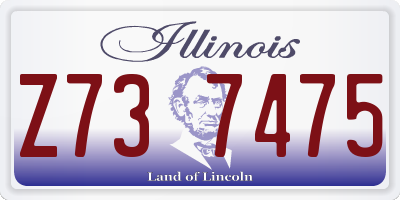 IL license plate Z737475
