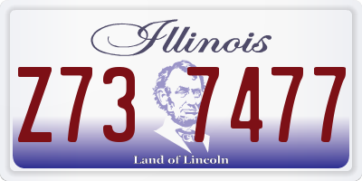 IL license plate Z737477