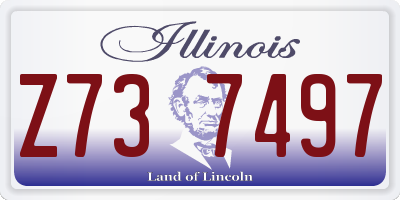 IL license plate Z737497