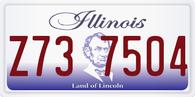IL license plate Z737504